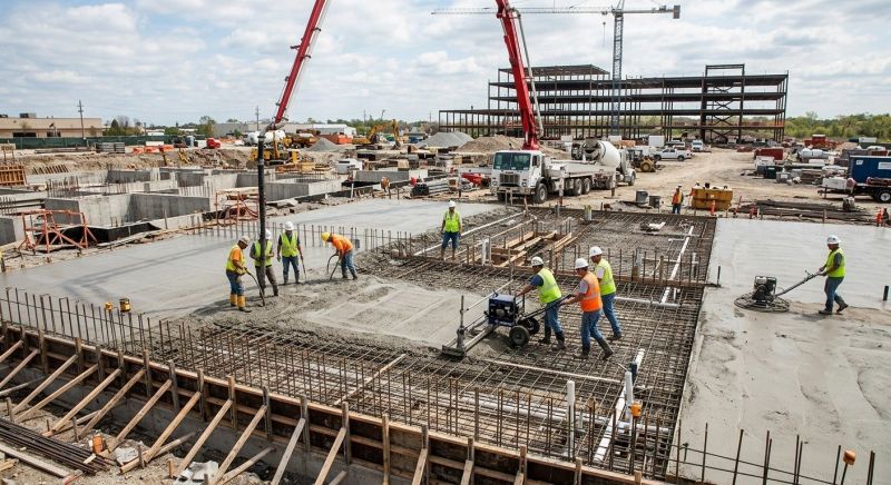 Commercial Slab Construction in Tampa, FL